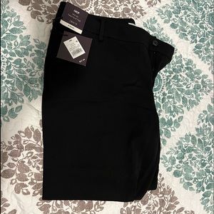 Cropped black dress pants